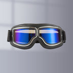 Vintage Motorcycle Goggles with Interchangeable Lenses and Comfort Padding, view 12