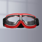 Vintage Motorcycle Goggles with Interchangeable Lenses and Comfort Padding, view 16