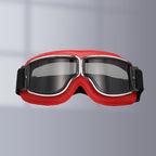 Vintage Motorcycle Goggles with Interchangeable Lenses and Comfort Padding, view 17