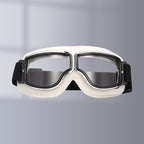 Vintage Motorcycle Goggles with Interchangeable Lenses and Comfort Padding, view 19