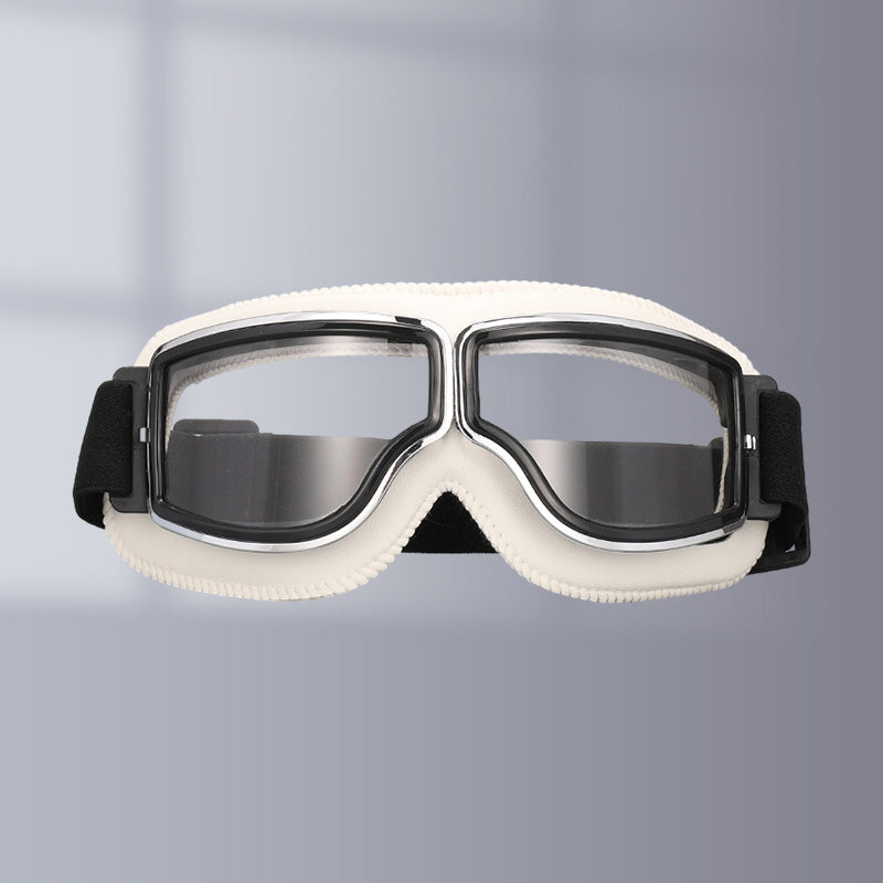 Vintage Motorcycle Goggles with Interchangeable Lenses and Comfort Padding, view 19