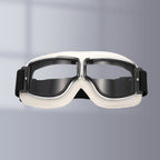 Vintage Motorcycle Goggles with Interchangeable Lenses and Comfort Padding, view 20