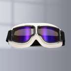 Vintage Motorcycle Goggles with Interchangeable Lenses and Comfort Padding, view 21
