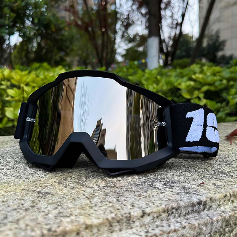 Unisex Motorcycle Goggles Anti-Fog Windproof Dust Protection - Impact Resistant Frame, view 10