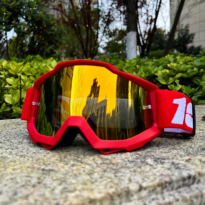 Unisex Motorcycle Goggles Anti-Fog Windproof Dust Protection - Impact Resistant Frame, view 3