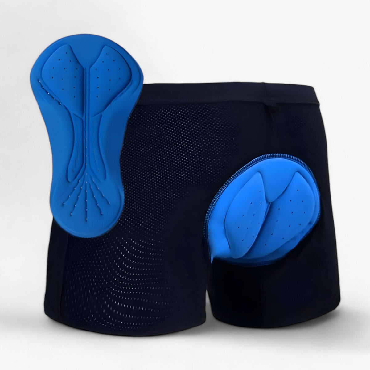 Padded Motorcycle Riding Shorts - 5D Gel Cushioning, Breathable Knit, view 3
