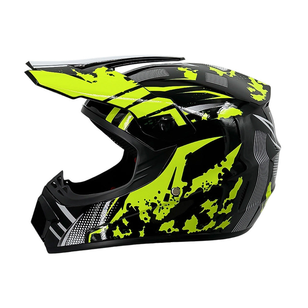 Full-Face Motocross Helmet with Extended Adjustable Visor, Reinforced Chin Guard, view 13