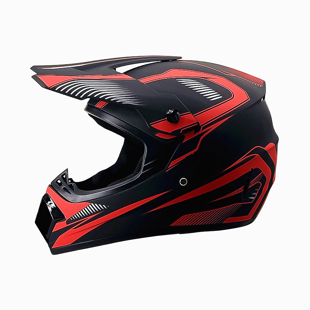 Full-Face Motocross Helmet with Extended Adjustable Visor, Reinforced Chin Guard, view 19