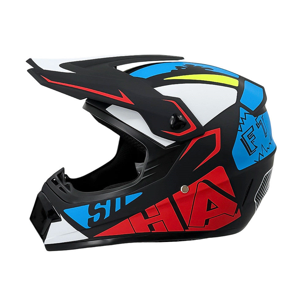 Full-Face Motocross Helmet with Extended Adjustable Visor, Reinforced Chin Guard, view 24