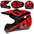 Full-Face Motocross Helmet with Extended Adjustable Visor, Reinforced Chin Guard, view 25
