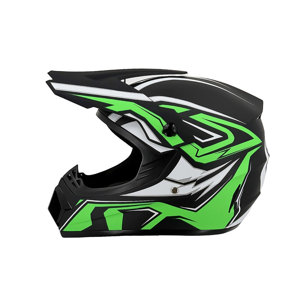 Full-Face Motocross Helmet with Extended Adjustable Visor, Reinforced Chin Guard, view 27