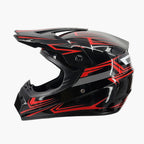 Full-Face Motocross Helmet with Extended Adjustable Visor, Reinforced Chin Guard, view 29