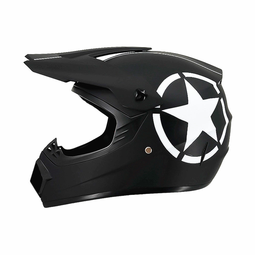 Full-Face Motocross Helmet with Extended Adjustable Visor, Reinforced Chin Guard, view 32