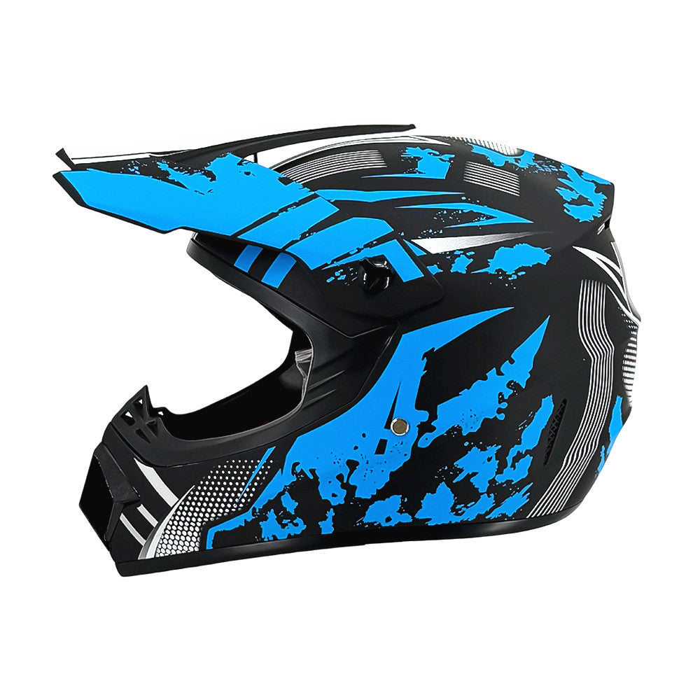 Full-Face Motocross Helmet with Extended Adjustable Visor, Reinforced Chin Guard, view 34