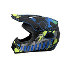 Full-Face Motocross Helmet with Extended Adjustable Visor, Reinforced Chin Guard, view 35