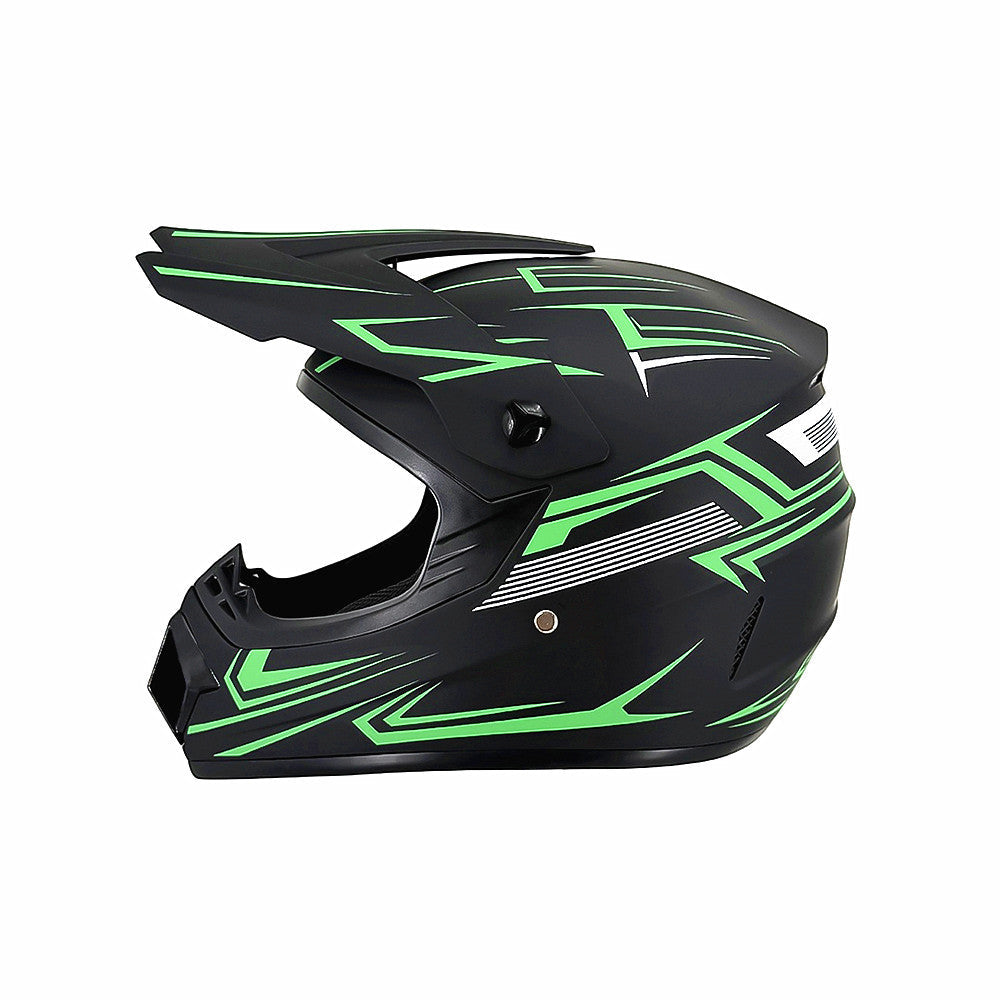 Full-Face Motocross Helmet with Extended Adjustable Visor, Reinforced Chin Guard, view 36