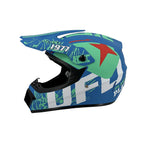 Full-Face Motocross Helmet with Extended Adjustable Visor, Reinforced Chin Guard, view 37