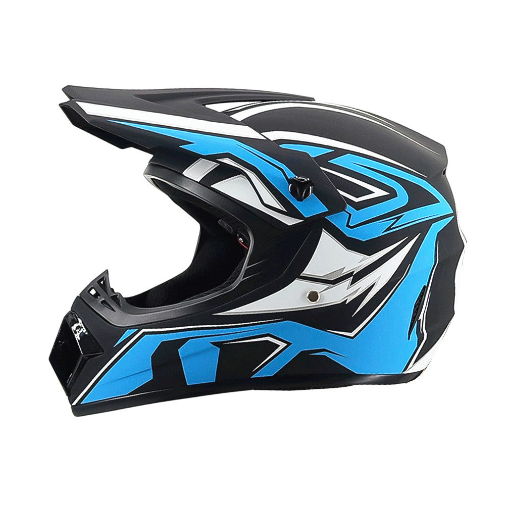 Full-Face Motocross Helmet with Extended Adjustable Visor, Reinforced Chin Guard, view 40