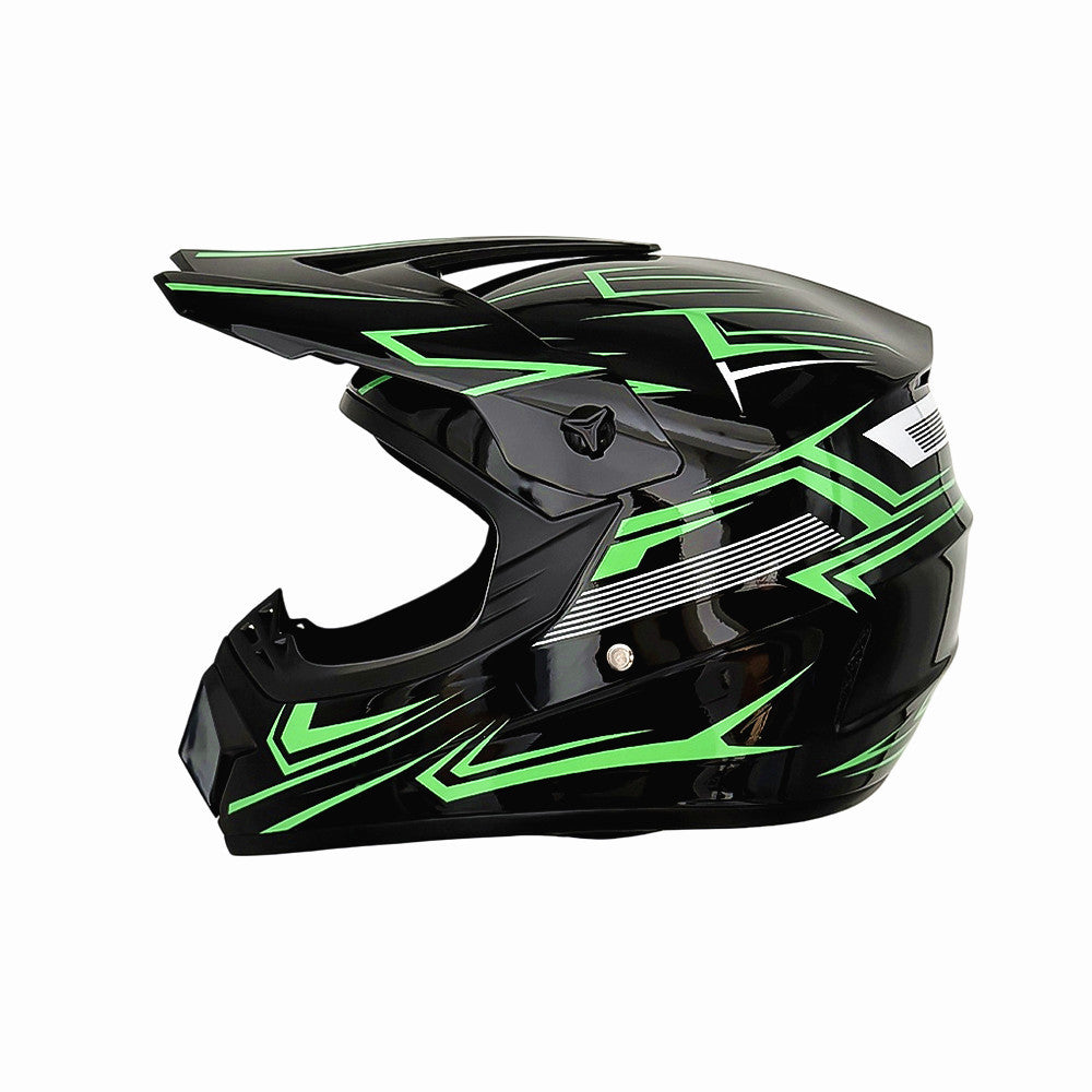 Full-Face Motocross Helmet with Extended Adjustable Visor, Reinforced Chin Guard, view 42