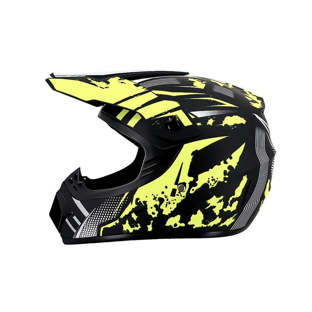 Full-Face Motocross Helmet with Extended Adjustable Visor, Reinforced Chin Guard, view 43