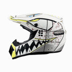 Full-Face Motocross Helmet with Extended Adjustable Visor, Reinforced Chin Guard, view 47