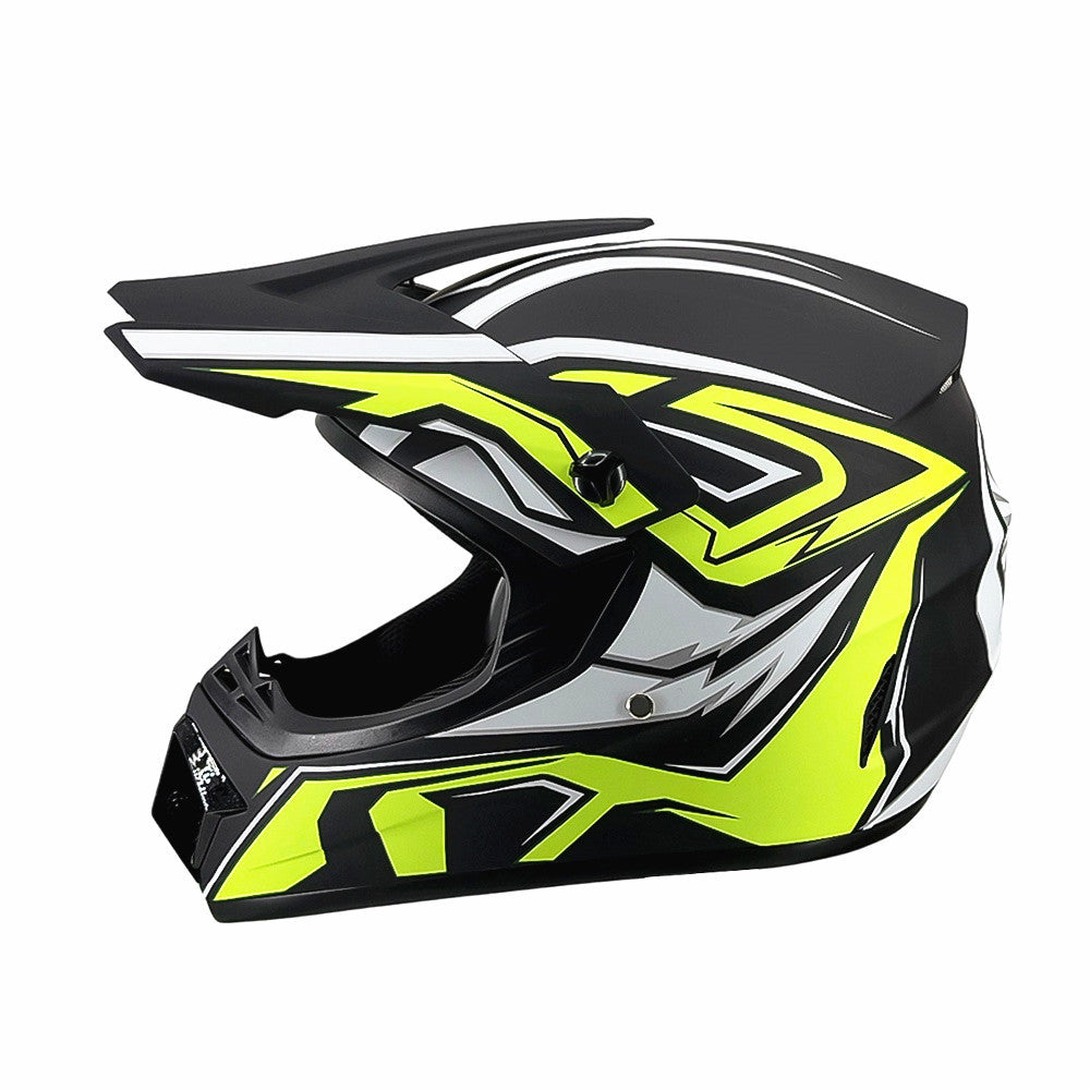 Full-Face Motocross Helmet with Extended Adjustable Visor, Reinforced Chin Guard, view 48