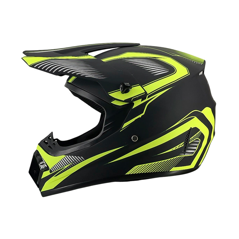 Full-Face Motocross Helmet with Extended Adjustable Visor, Reinforced Chin Guard, view 52