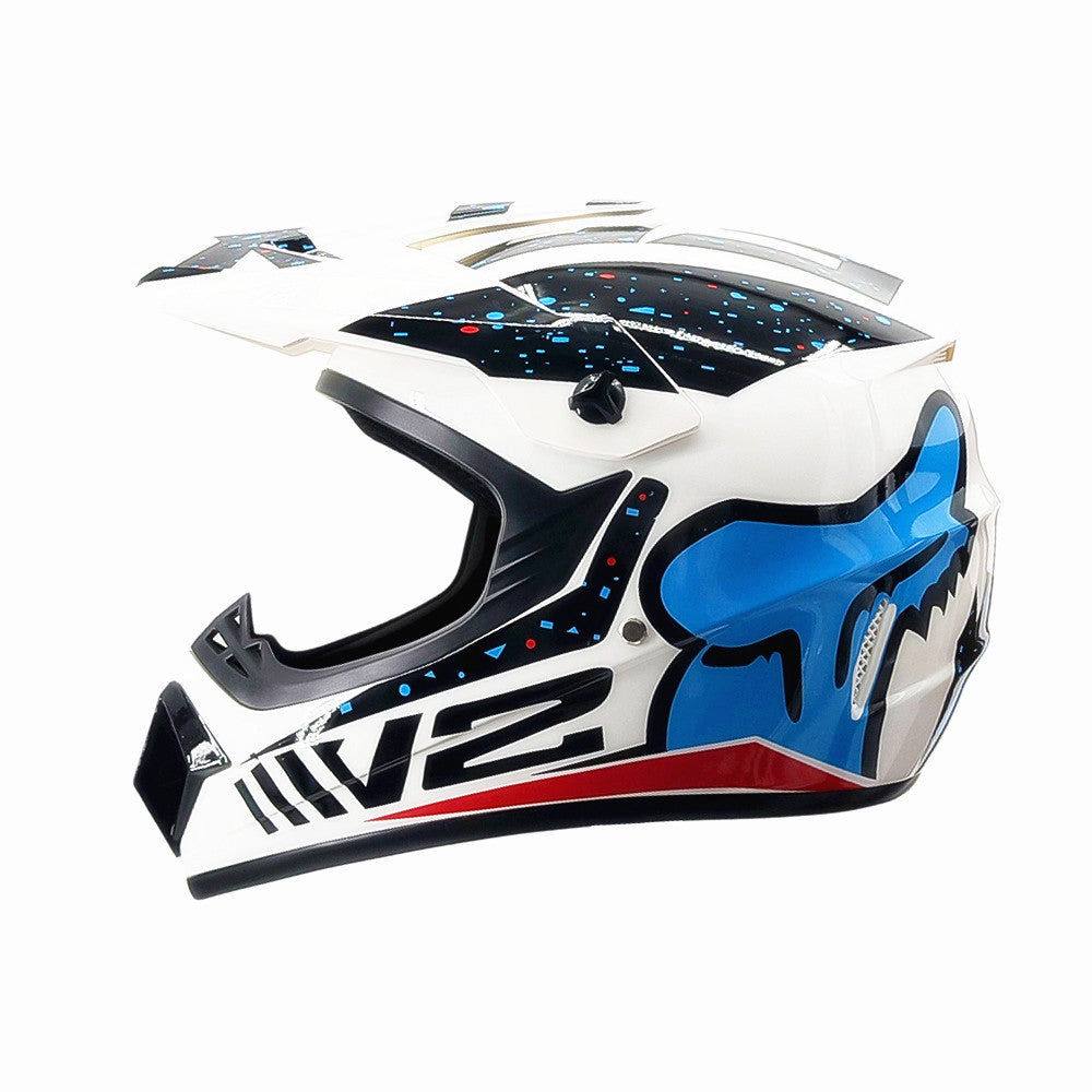 Full-Face Motocross Helmet with Extended Adjustable Visor, Reinforced Chin Guard, view 59