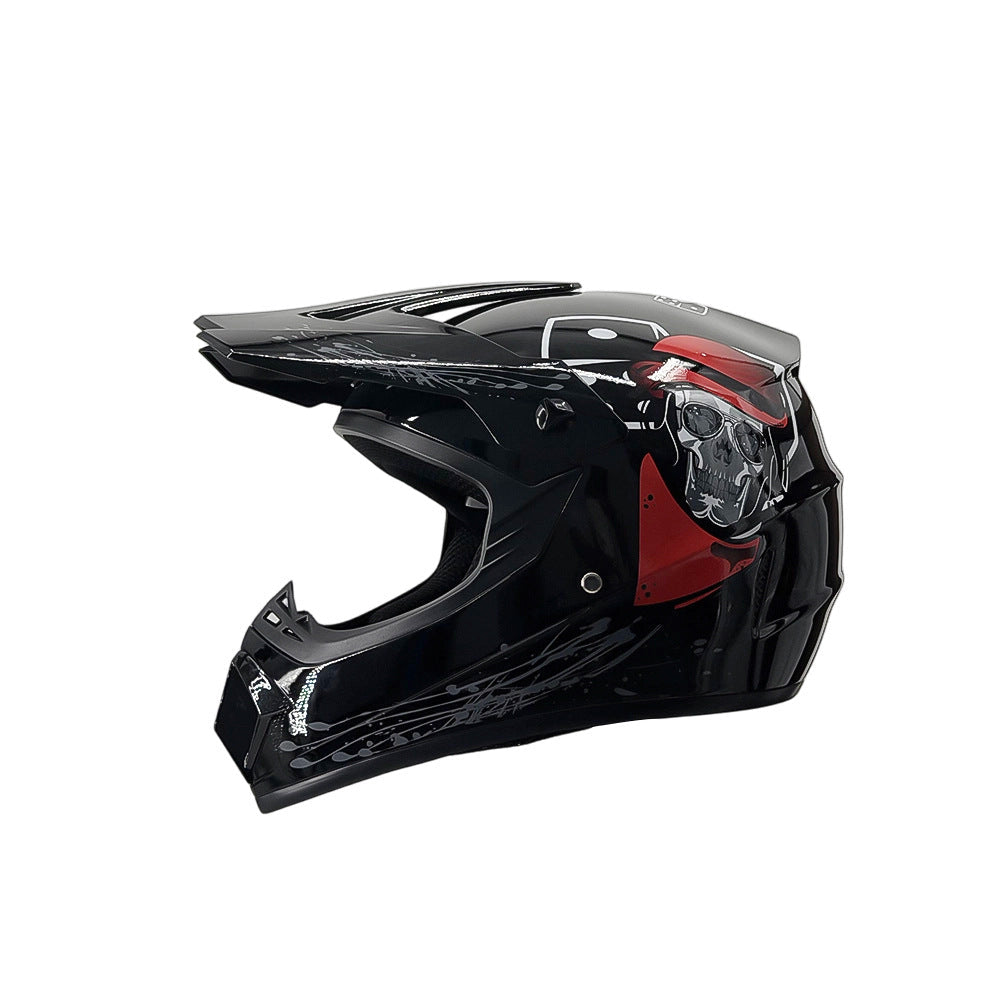 Full-Face Motocross Helmet with Extended Adjustable Visor, Reinforced Chin Guard, view 6