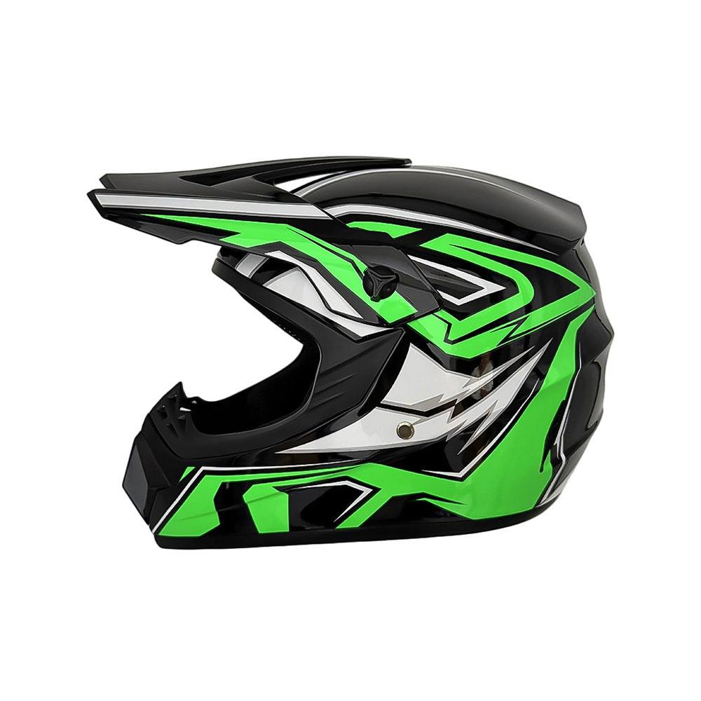 Full-Face Motocross Helmet with Extended Adjustable Visor, Reinforced Chin Guard, view 61