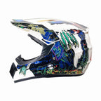 Full-Face Motocross Helmet with Extended Adjustable Visor, Reinforced Chin Guard, view 63