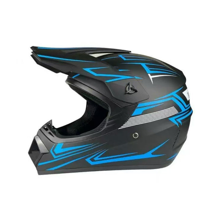Full-Face Motocross Helmet with Extended Adjustable Visor, Reinforced Chin Guard, view 64