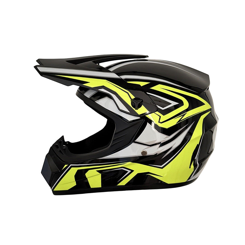 Full-Face Motocross Helmet with Extended Adjustable Visor, Reinforced Chin Guard, view 7