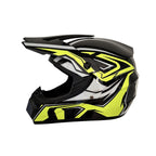 Full-Face Motocross Helmet with Extended Adjustable Visor, Reinforced Chin Guard, view 7