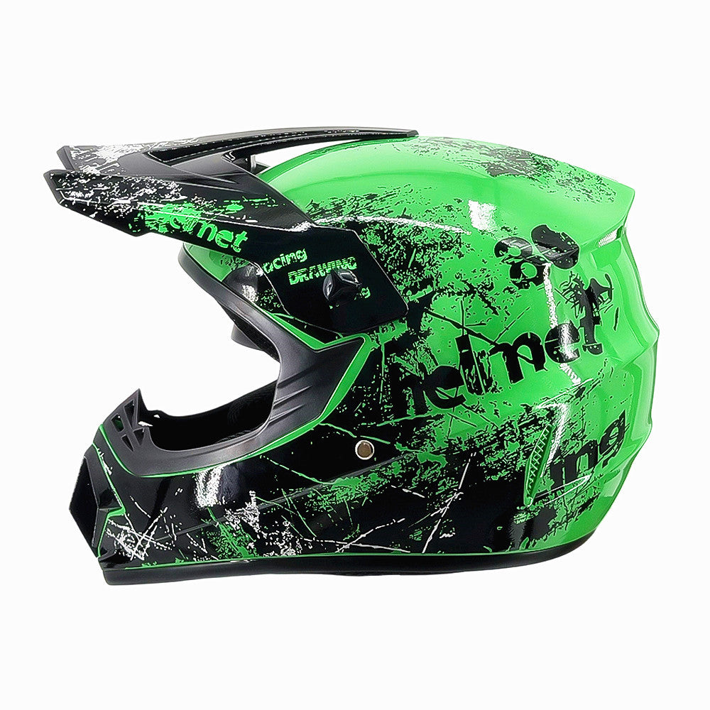 Full-Face Motocross Helmet with Extended Adjustable Visor, Reinforced Chin Guard, view 8