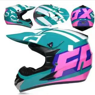 Full-Face Motocross Helmet with Extended Adjustable Visor, Reinforced Chin Guard, view 9