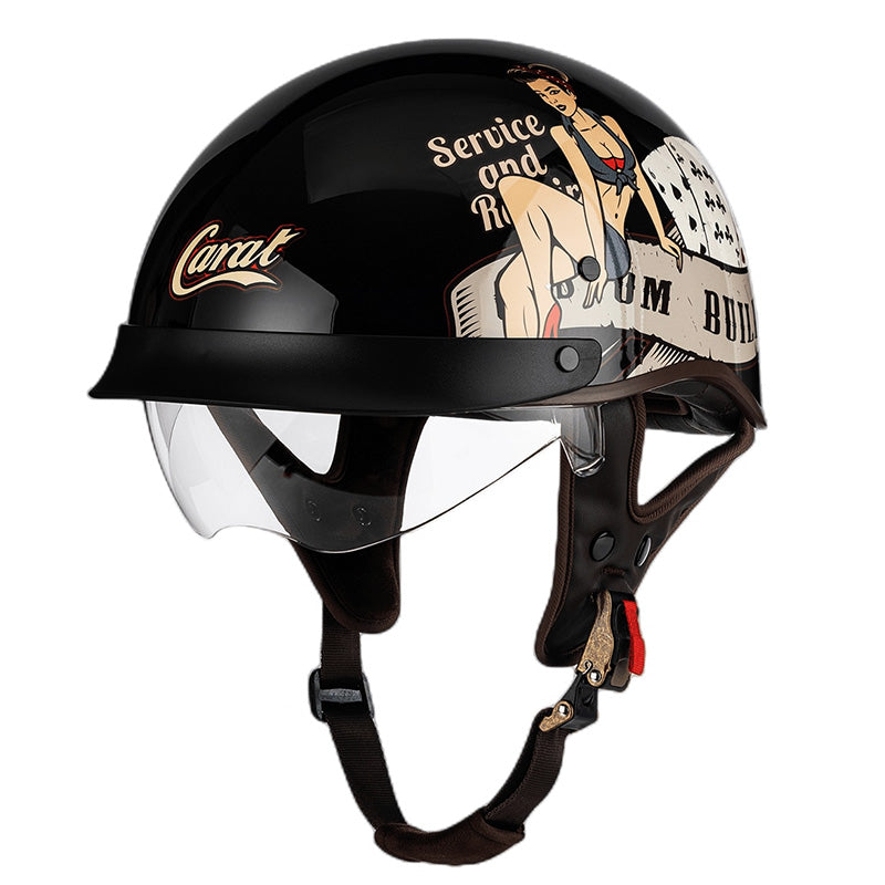 City Helmet for Chopper - ABS Outer Shell, 63 cm Size, view 8