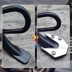Motorcycle Kickstand Foot Side Stand Extension Pad, Aluminium Alloy, 5.5 × 8 cm