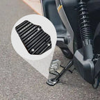 Motorcycle Kickstand Foot Side Stand Extension Pad, Aluminium Alloy, 5.5 × 8 cm