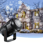 Moving Snowflake Christmas Projector, LED, Indoor and Outdoor