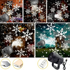 Moving Snowflake Christmas Projector, LED, Indoor and Outdoor
