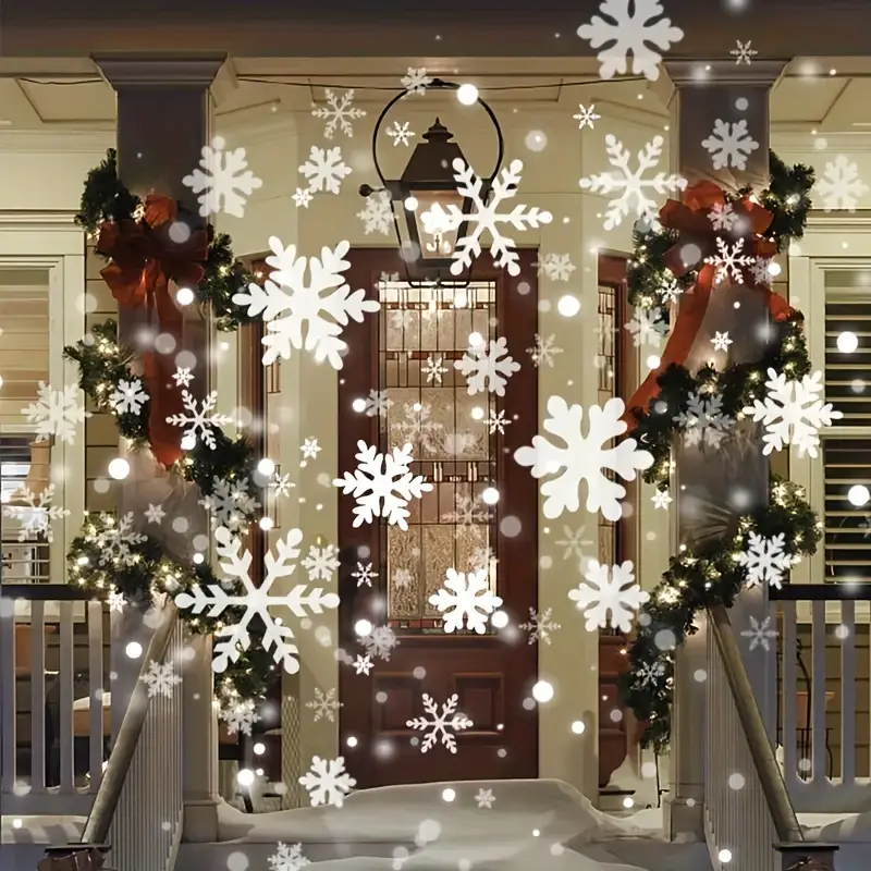 Moving Snowflake Christmas Projector, LED, Indoor and Outdoor