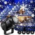 Moving Snowflake Christmas Projector, LED, Indoor and Outdoor