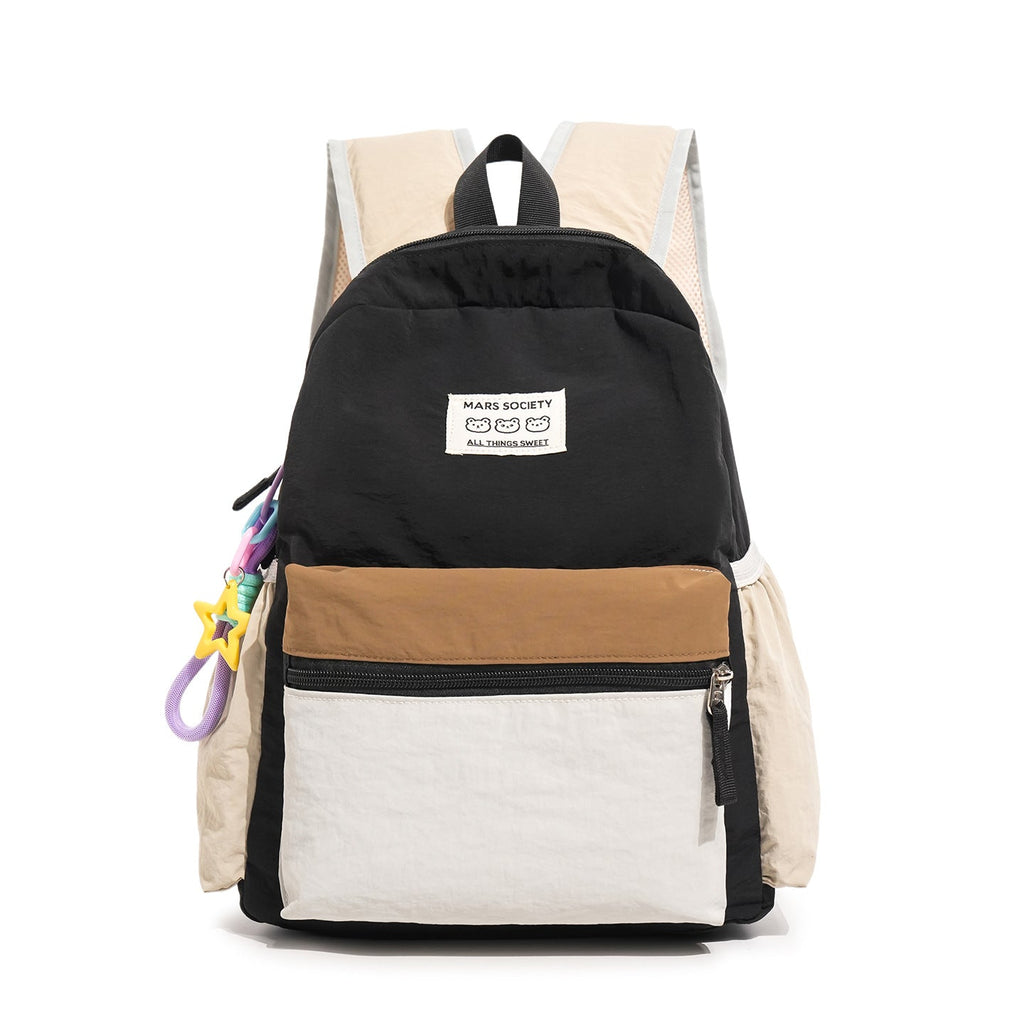 Multi-Compartment Casual School Backpack with Adjustable Straps