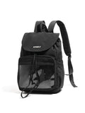 Multi-Compartment Utility School Backpack with Clear Pocket