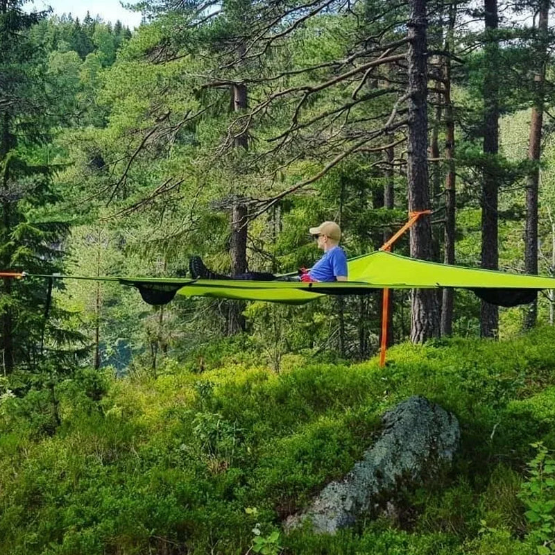 Multi-Person Nylon Camping Hammock, Three-Point Anchor System