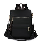 Multi-Pocket Backpack with Detachable Strap and Adjustable Padded Straps