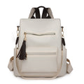 Multi-Pocket Backpack with Detachable Strap and Adjustable Padded Straps