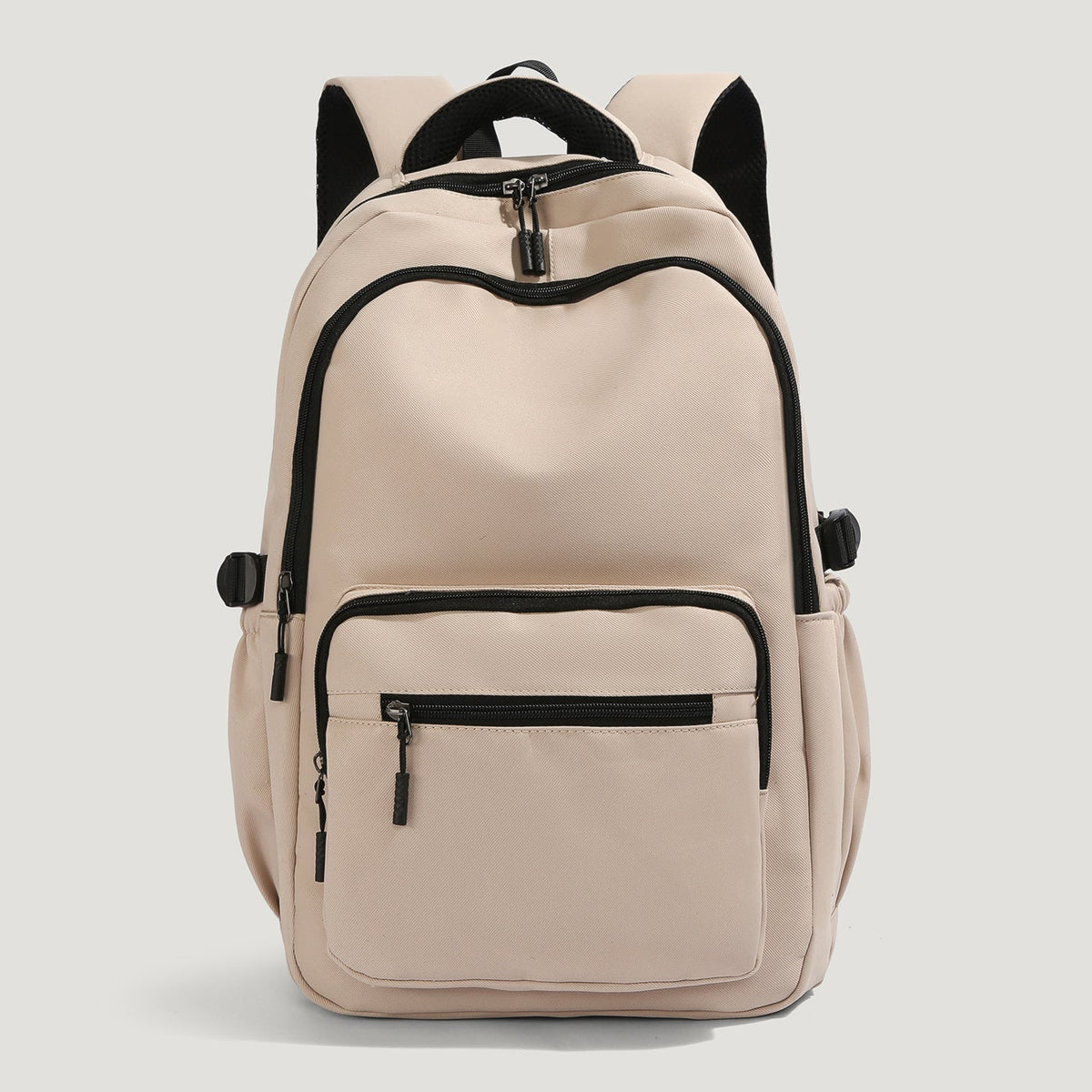 Multi-Pocket Organisational Backpack with Water-Resistant Fabric