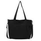 Multi-Pocket Travel Shoulder Tote with Adjustable Straps